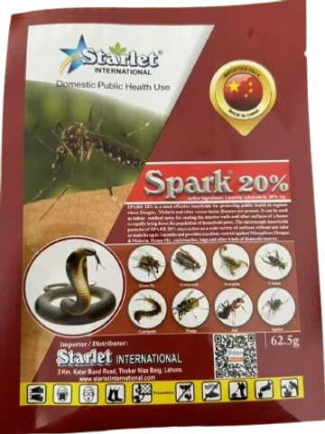 Spark 20%
Lambda cyhalothrin
Dengue control
Pest control
