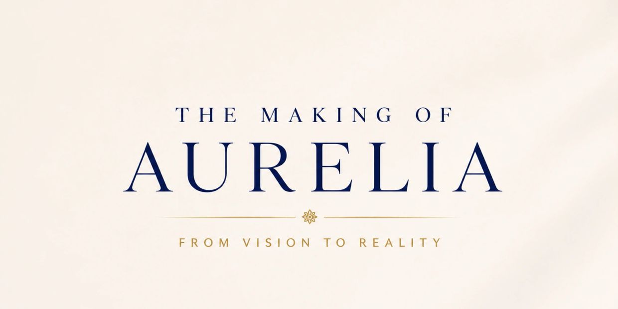 Title card for 'The Making of Aurelia' from Vision to Reality.