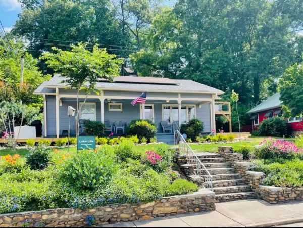 Lake Life House vacation rental in Lake Junaluska, North Carolina.
