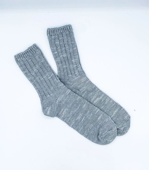 grey marl socks