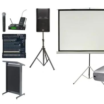 All Types of AV Equipment for every size event.