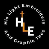 His Light Embroidery and Graphic Tees