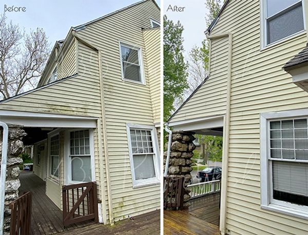 Love this amazing transformation! Best-rated power wash company in KC