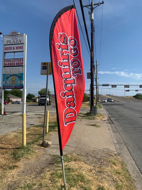 feather flag street flag portable marketing