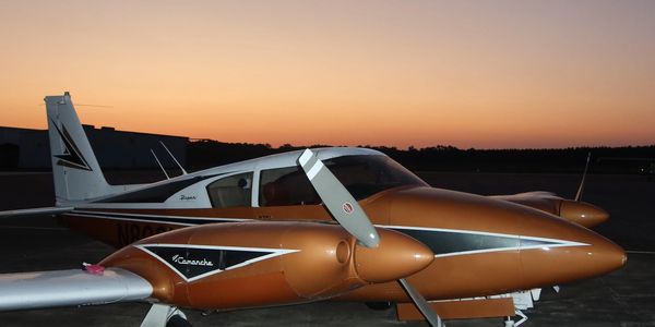 Piper Twin Comanche Tally Twins Flight School Tallahassee Fl