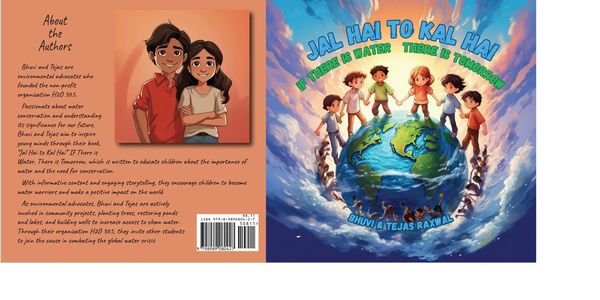 Front and back covers of Jal Hai To Kal Hai, by Tejas Raxwal and Bhuvi Raxwal.