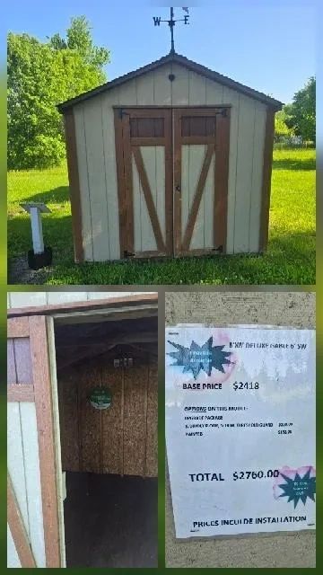 8x8 Gable $1900