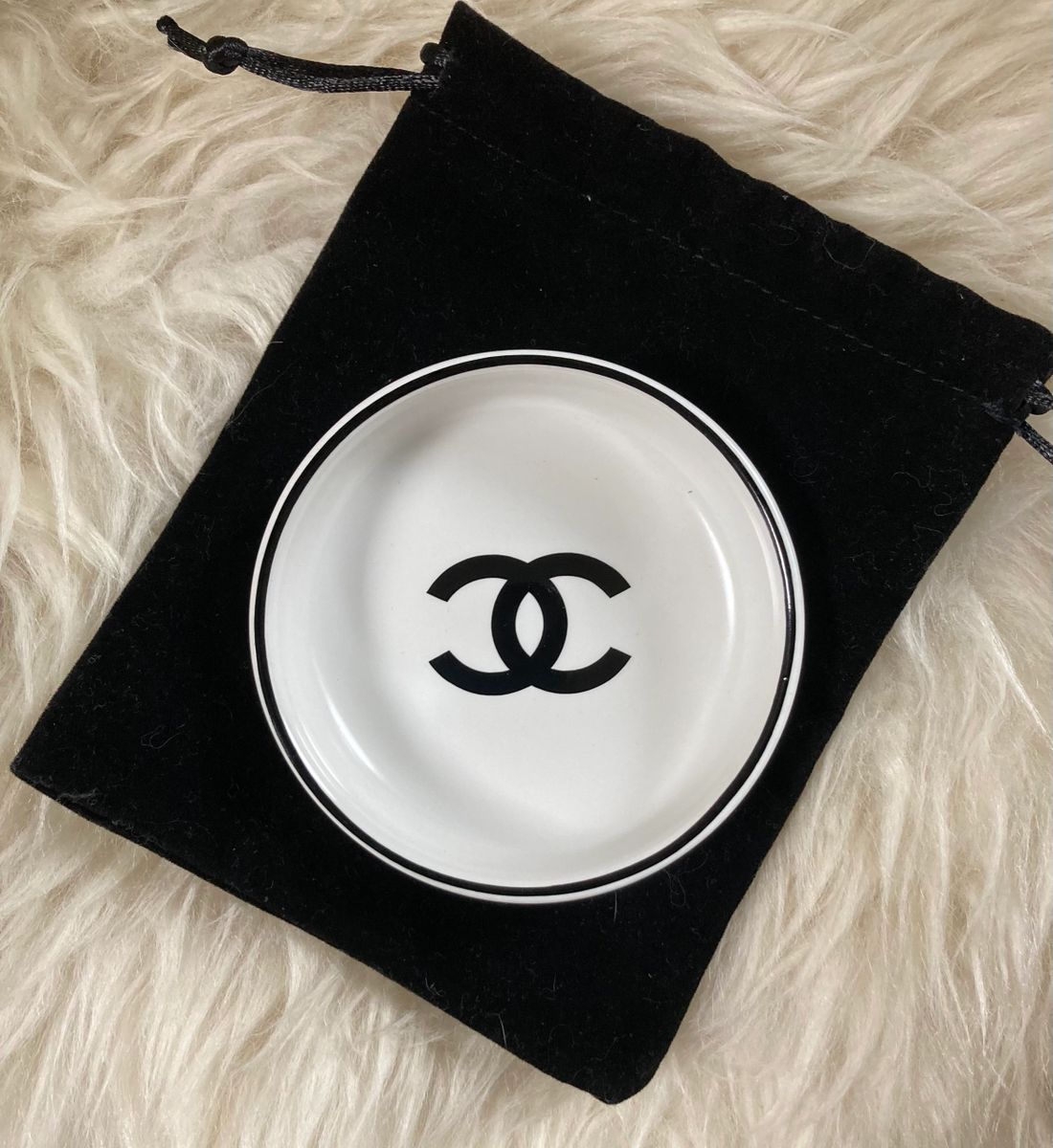 Chanel Inspired Trinket Dish Chanel Inspired Trinket Dish