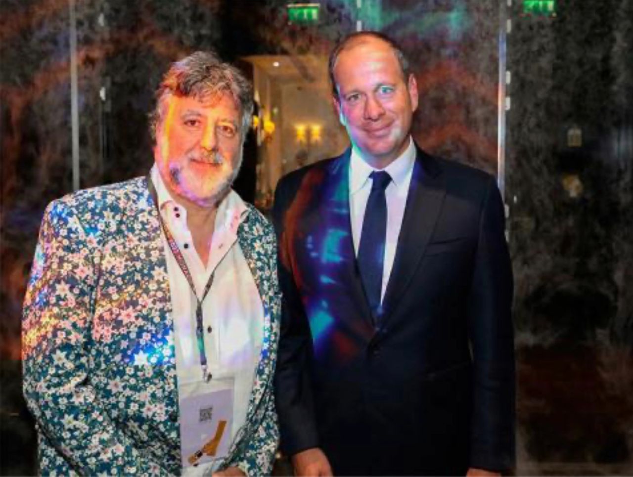 Steven Saltzman & H.S.H. Prince Albert II of Monaco
