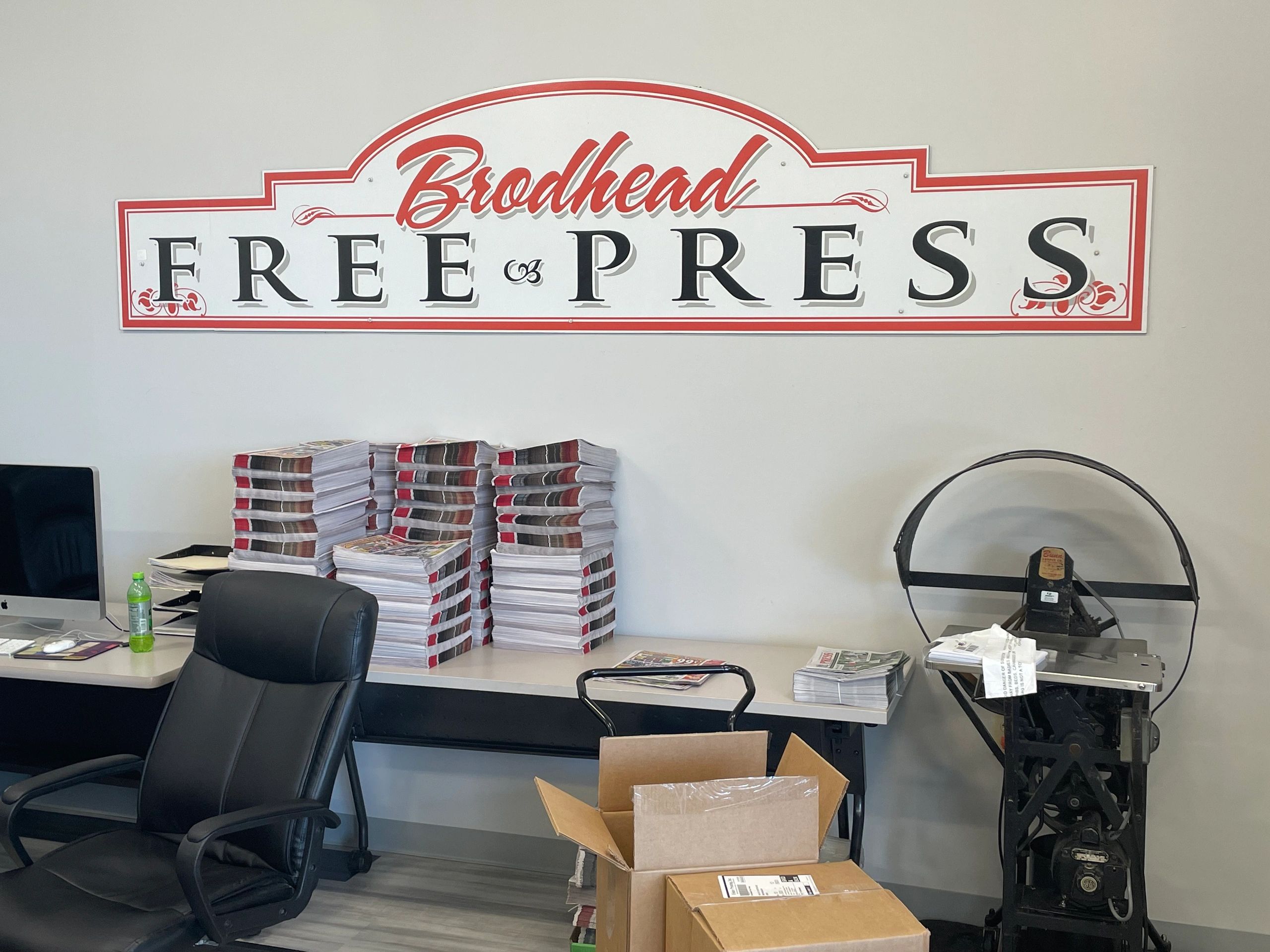 Brodhead Free Press Newspaper Brodhead, Wisconsin