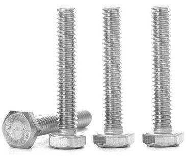 1/4-20 Hex Bolts Screws Kit External Hex Head Stainless Steel 304 Fully Threaded Hex Bolt 1/4-20 x 2