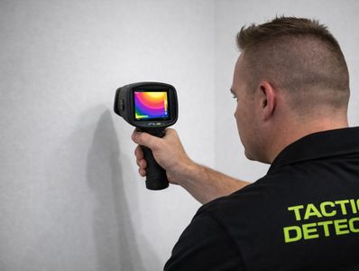 Thermal imaging used to trace concealed pipework in Wellard home
