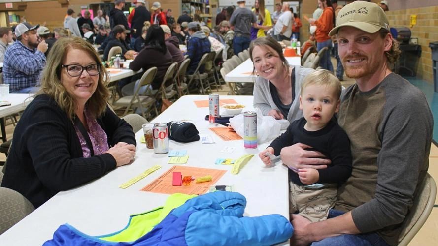 Families had a great night at the event. Pictured are Rhonda Edwardson, Ashley Komrosky, Brandon Edwardson and Fischer Komrosky. Families had a great night at the event. Pictured are Rhonda Edwardson, Ashley Komrosky, Brandon Edwardson and Fischer Komrosky.