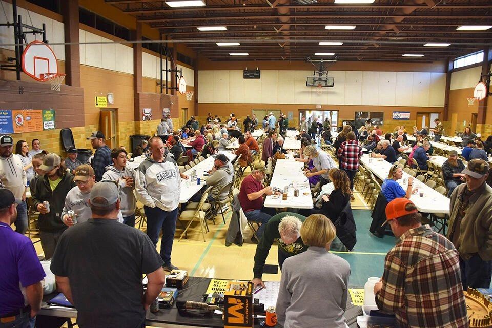 Numerous guests at the 32nd Annual Sportsmen’s Smoker, held Saturday in Wahpeton, were soon either in line for wild game chili or stew, looking over raffle items or chatting with their friends and neighbors.