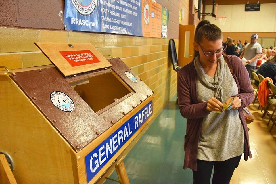 “If I win, that’s great. If not, it’s still going to a good cause.” Mandy Steinberger said as she dropped tickets into the raffle basket.