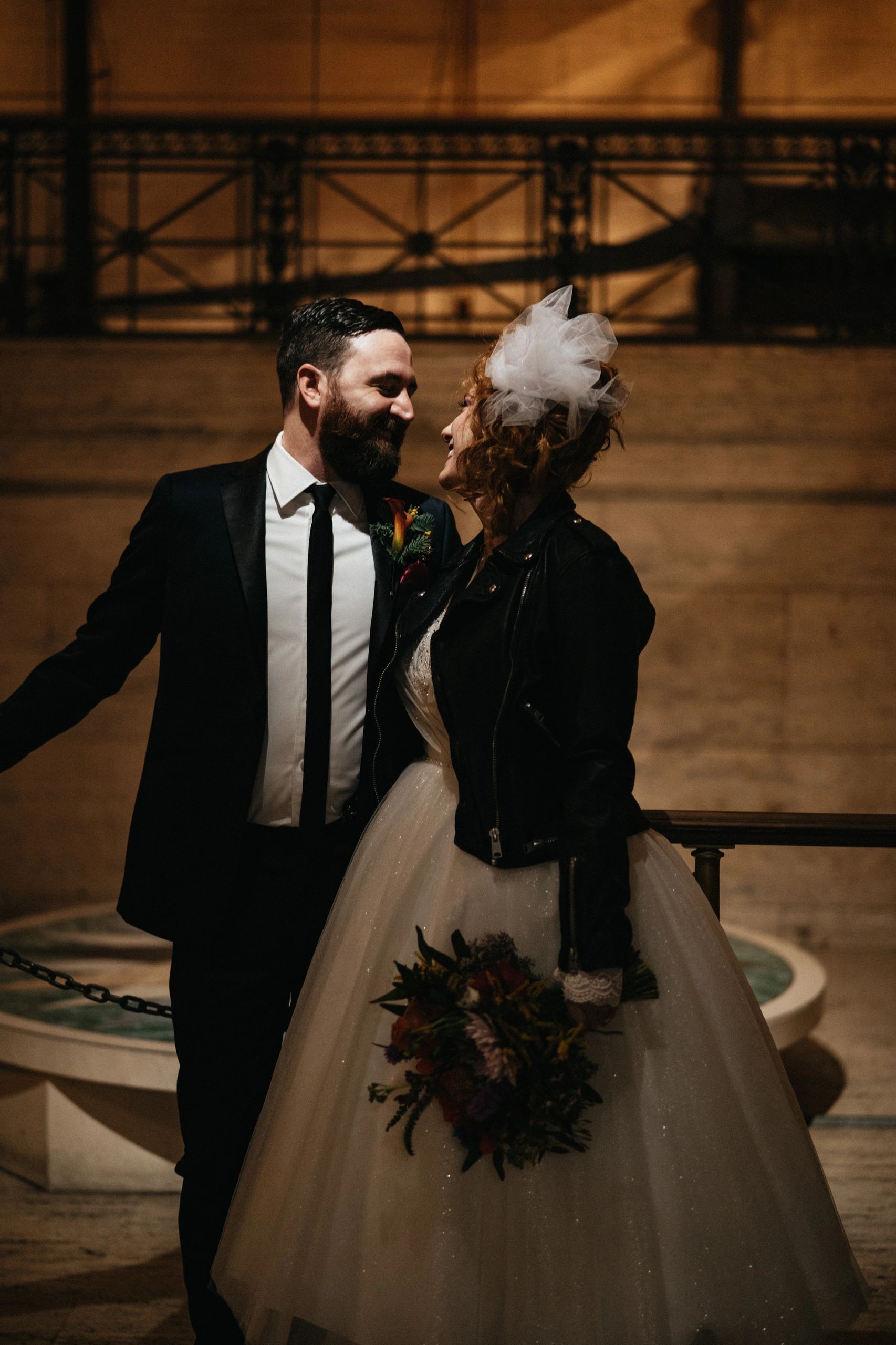 A Gatsby-Style Franklin Institute Wedding With The Coolest Selfie Station