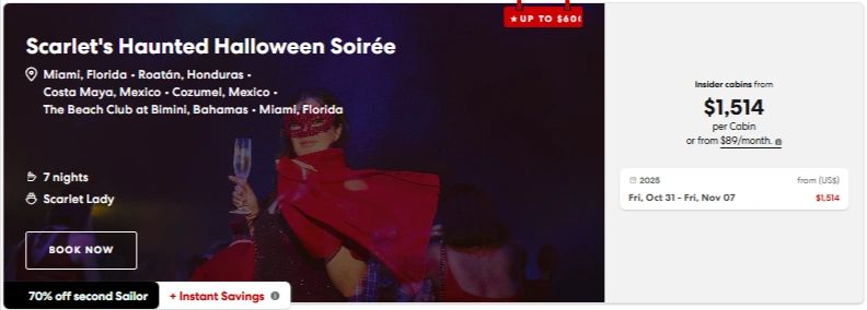 Special Halloween theme Sailing