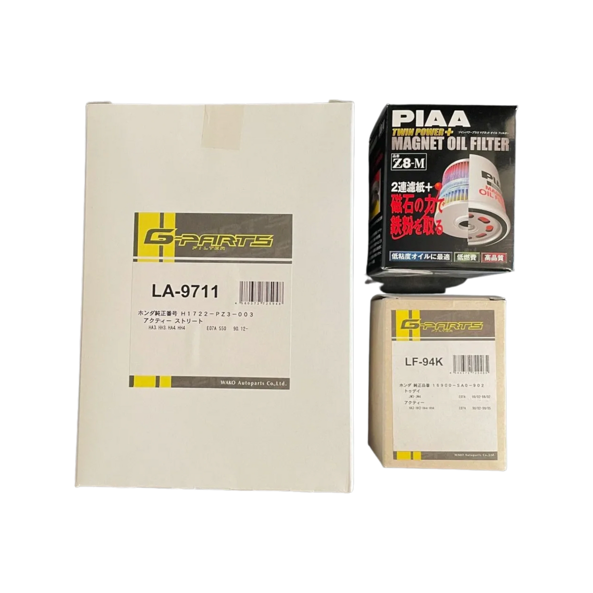 Honda ACTY Maintenance Essential 3 Piece Kit AIR / FUEL / OIL FILTER