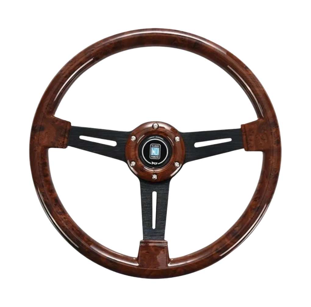 NARDI 14" Fake Wood Grain Steering Wheel Universal