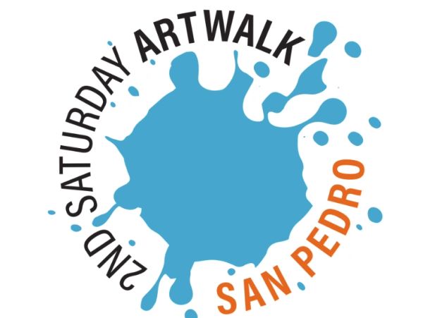 Logo for 2nd Saturday Artwalk in San Pedro.