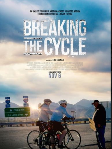 Movie poster for 'Breaking the Cycle' about ending homelessness.