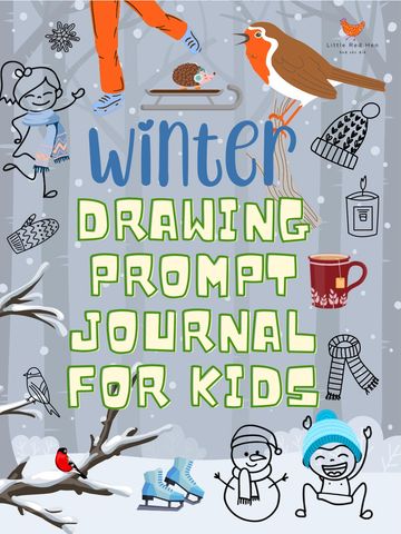 Christmas Drawing Prompt Journal for Kids: Complete the Picture and other  Creative Prompts for Kids, Tweens, Teens and Adults (Little Red Hen Drawing