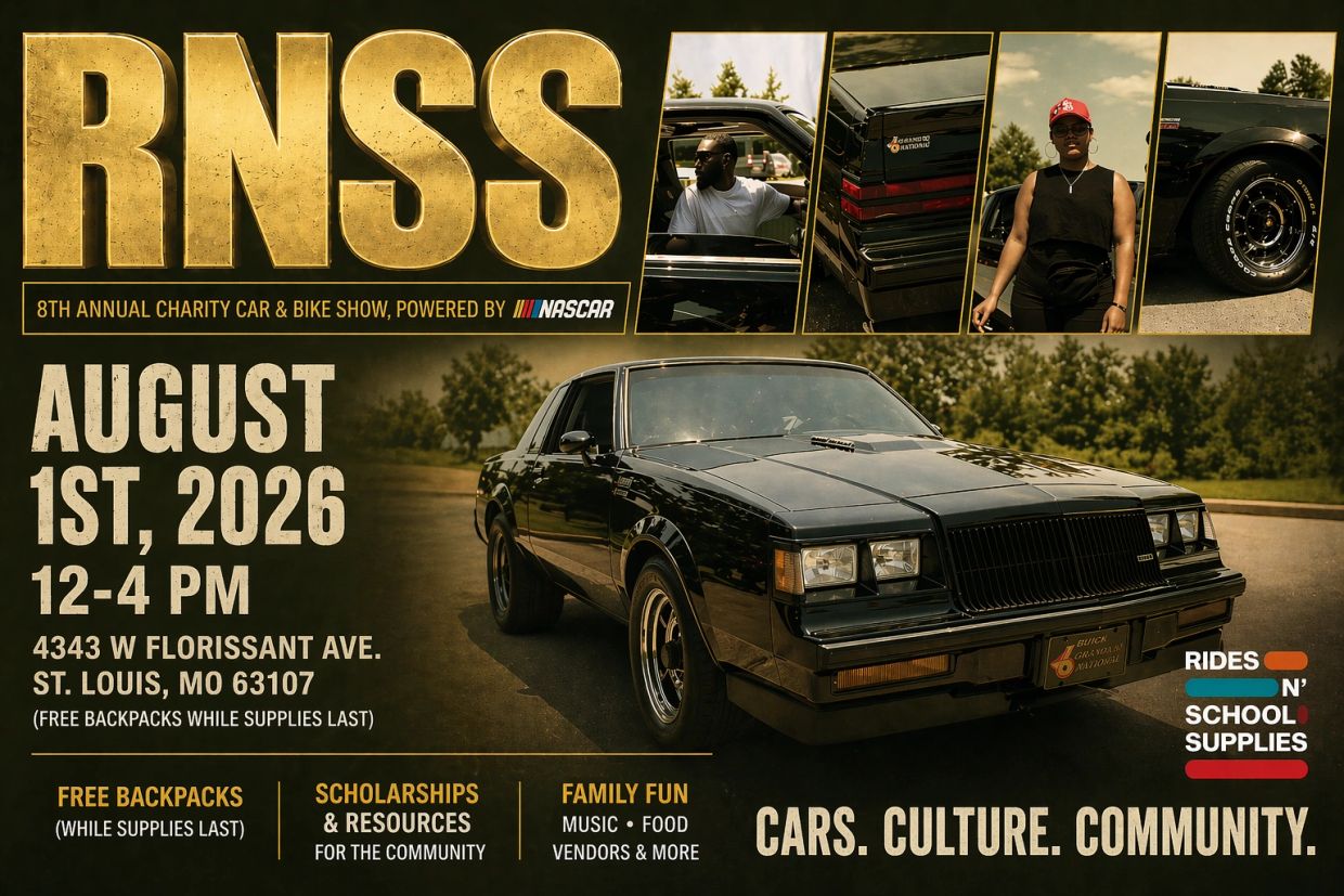 RNSS 8th Annual Charity Car &amp; Bike Show on August 1st, 2026, in St. Louis, MO.