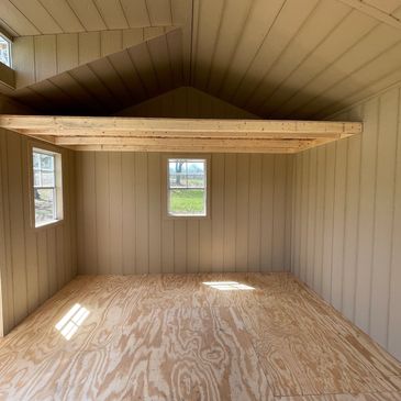 Gable Style Shed with Insulation