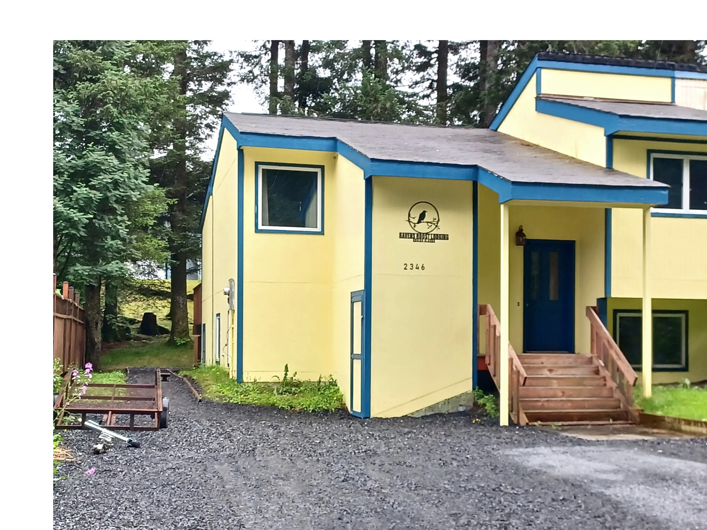 Four bedrooms, two bathrooms