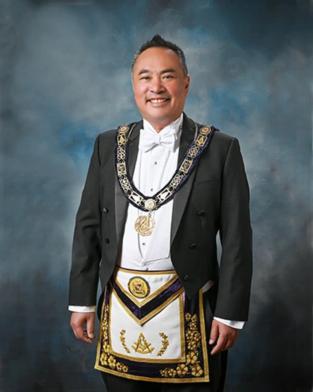 Right Worshipful Michael Lopez, Deputy Grand Master of Masons in Hawaii