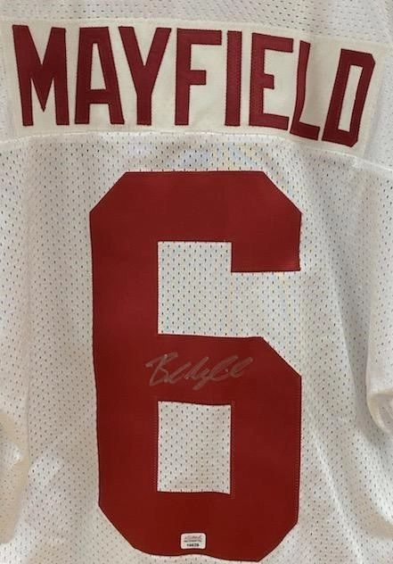 baker mayfield stitched jersey