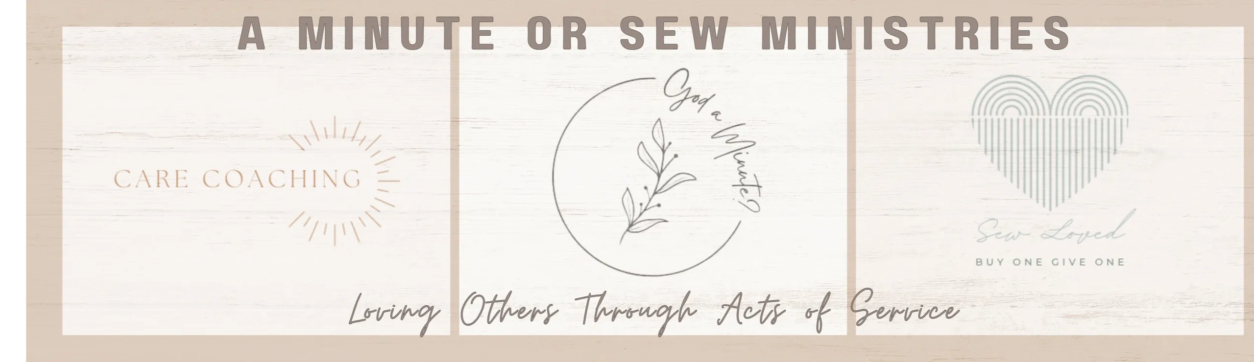 A Minute or Sew Ministries Mental Health Coaching, Handmade Clothing