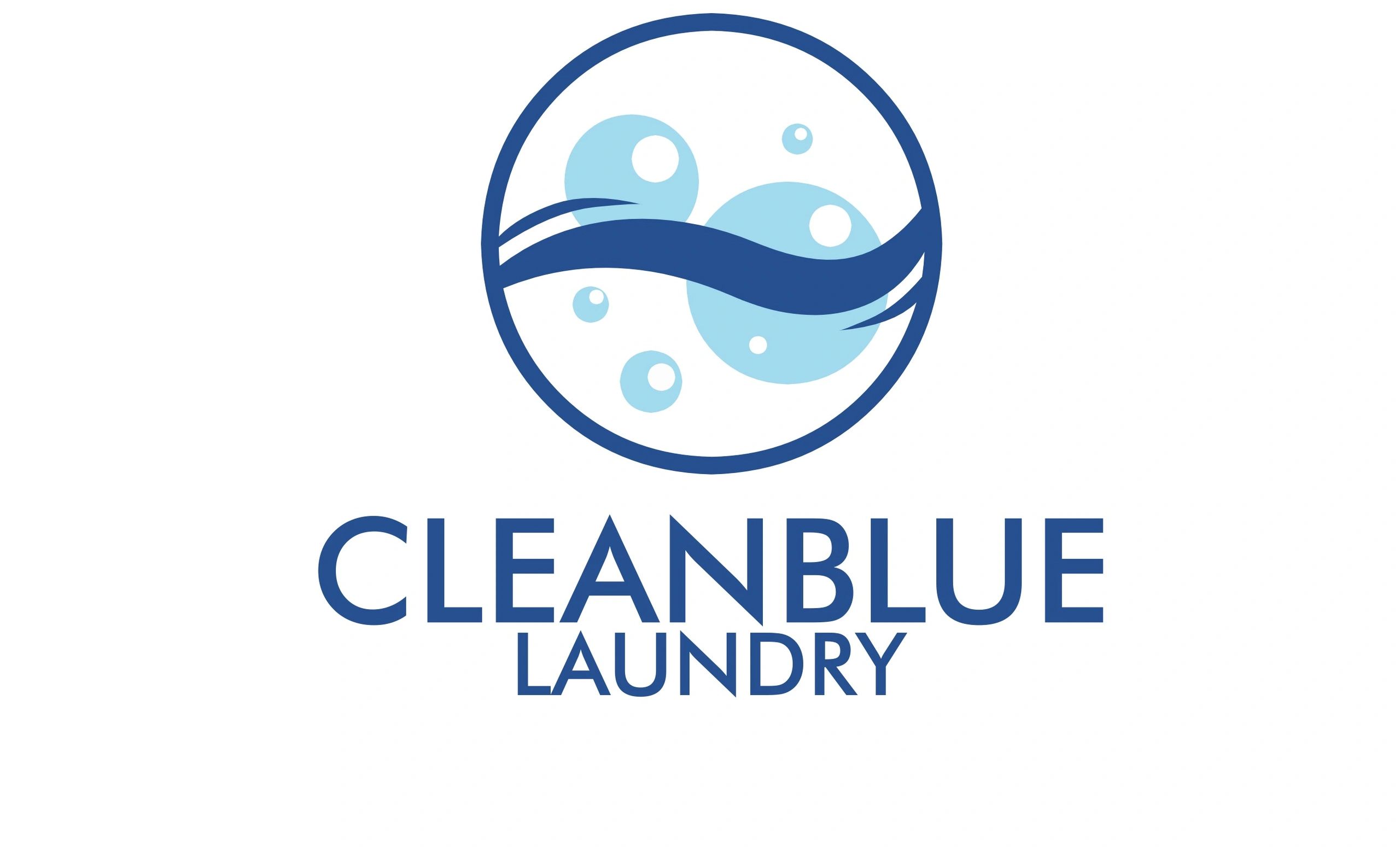 Clean Blue Laundry Coin Laundry, Laundromat, Laundry