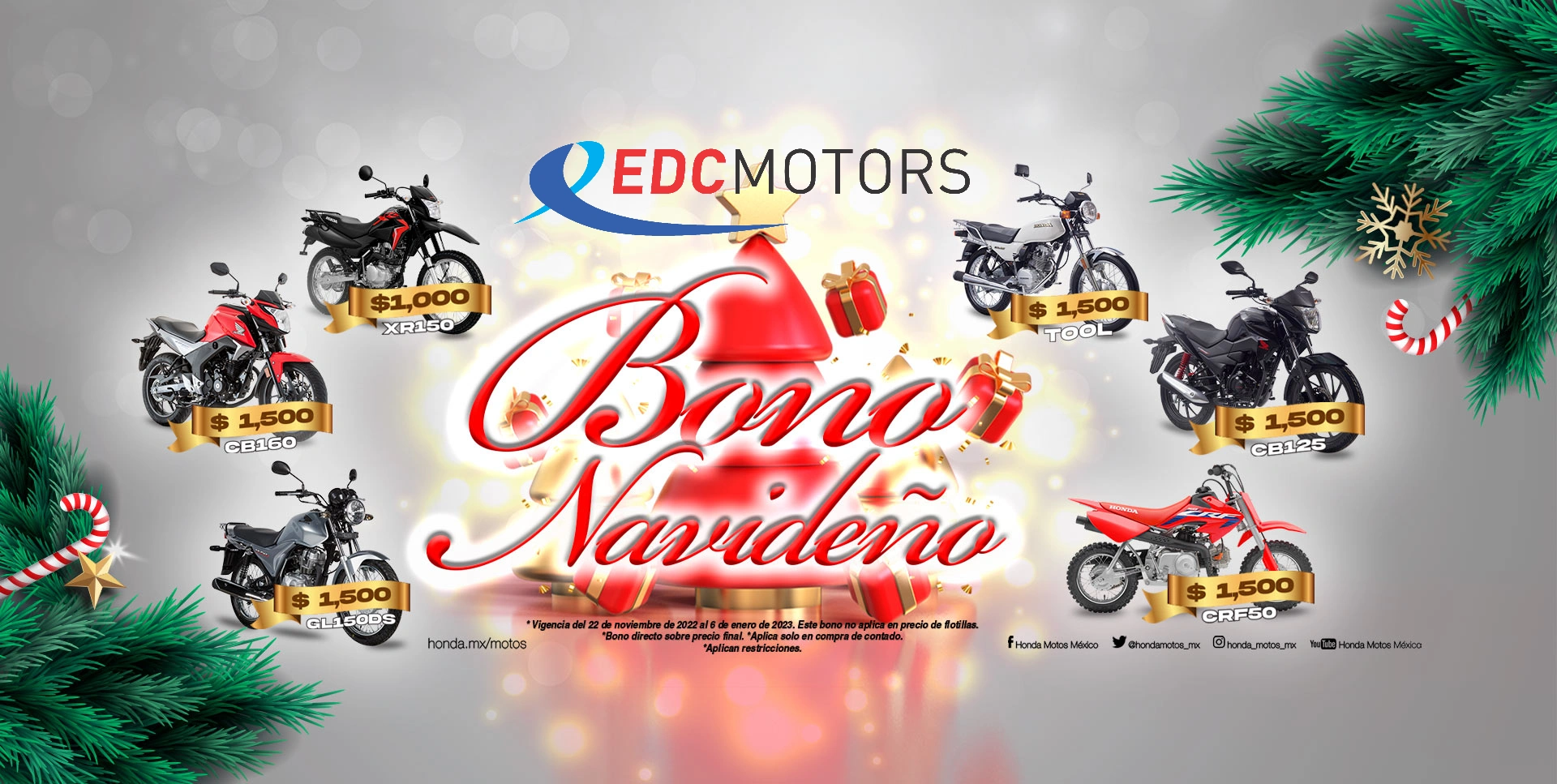 Motocicletas Honda - EDC Motors