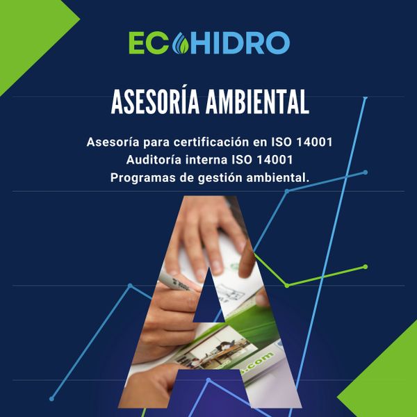 EcoHidro offers environmental consulting for ISO 14001 certification and audits.