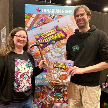 Briana N. scores 105 pts playing Gems of Iridescia& Alastair M. scores 109 pts at WellyCon 2026