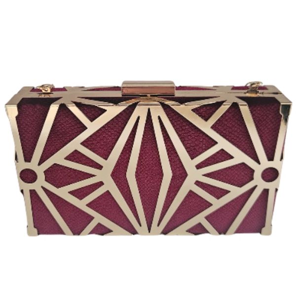 Red carpet elegant clutch bag
