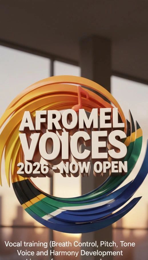 Afromel Voices 2026 vocal training program now open.
