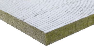 A piece of mineral wool cavity insulation batt fire protection for mezzanine floor cavity barriers