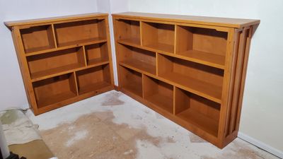 Mission style bookcase