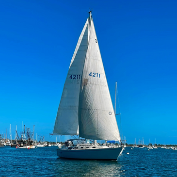 Sailing Oyster Pond in Chatham