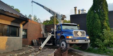 0-8 Ton Boom Truck owned and operated by qualified operators
