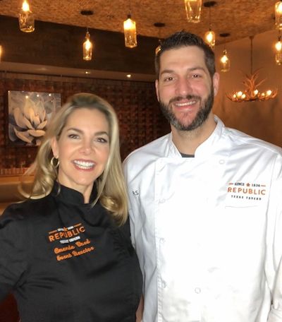 Chef Ray Skradzinski and Amanda Ward Director of Catering