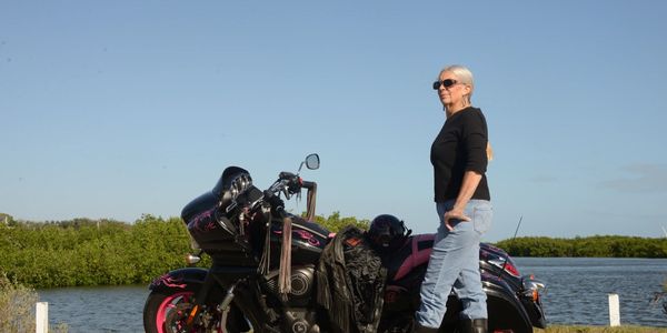 An avid and experienced biker, Susan has logged many thousands of miles in her 40+ years on the road