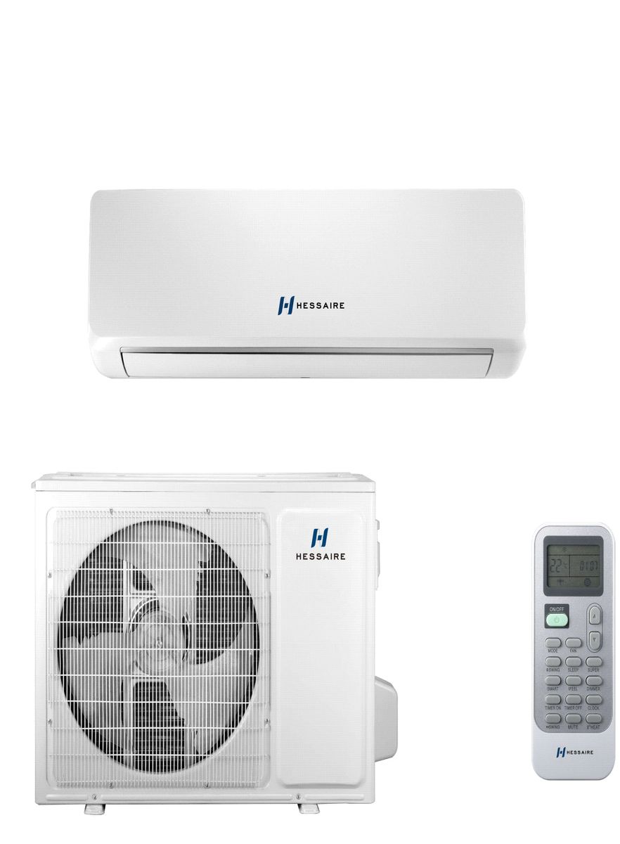 Hessaire Single Zone 24,000 BTU 2.0 Ton Ductless MiniSplit Air