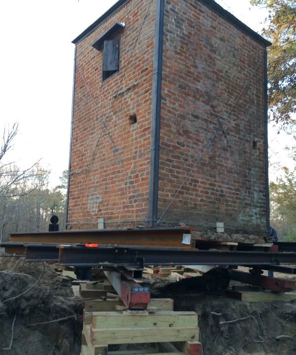 Historical structural move, Jefferson, Texas