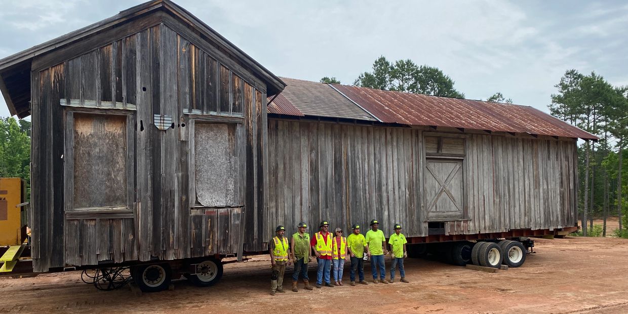 Historic Structural Move, Avinger, Texas