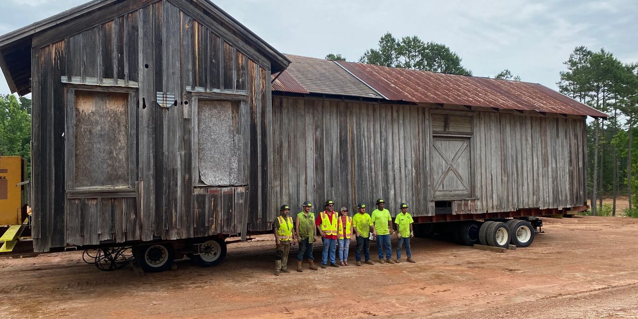 Historic Structural Move, Avinger, Texas