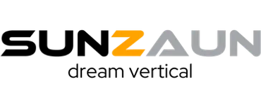 Logo with 'ZAUN' text, featuring orange and gray colors.
