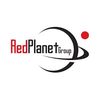 Logo of Red Planet Group with a red dot and orbit design.